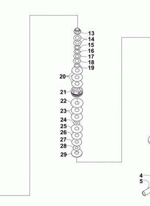 REAR SUSPENSION SHOCK ABSORBER ASSEMBLY