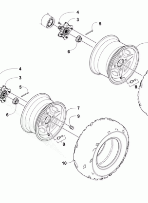 WHEEL AND TIRE ASSEMBLY