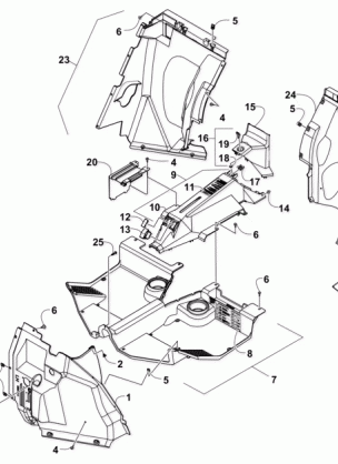 CONSOLE AND FLOOR PANEL ASSEMBLY