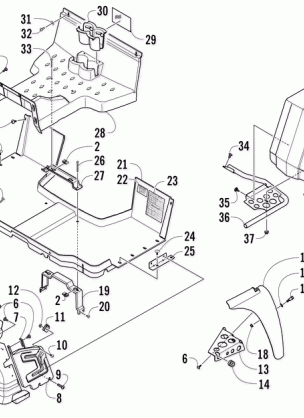 CONSOLE AND FLOOR PANEL ASSEMBLY