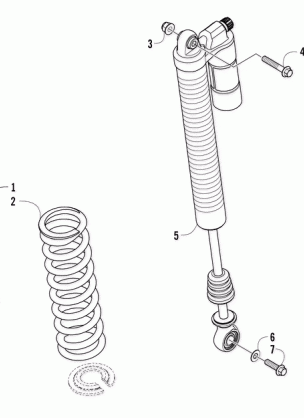 REAR SUSPENSION SHOCK ASSEMBLY