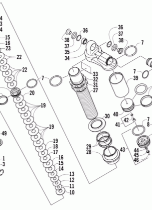 REAR SUSPENSION SHOCK ABSORBER