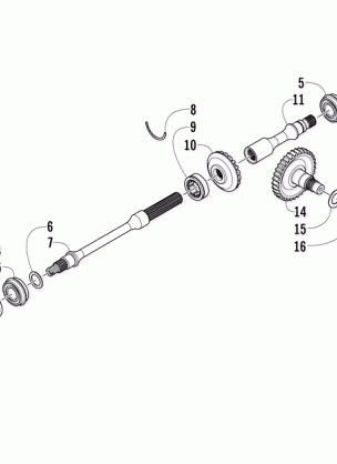 SECONDARY DRIVE ASSEMBLY