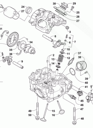 CYLINDER HEAD AND CAMSHAFT / VALVE ASSEMBLY