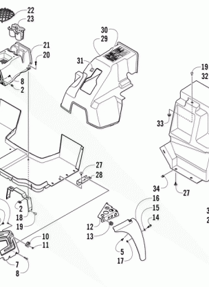 CONSOLE AND FLOOR PANEL ASSEMBLY