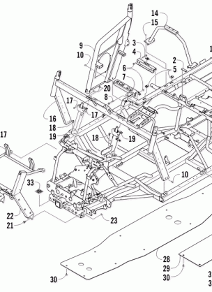 FRAME AND RELATED PARTS