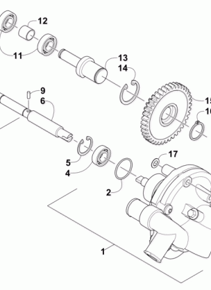 WATER PUMP ASSEMBLY (ENGINE SERIAL NO. UP TO 20101689)