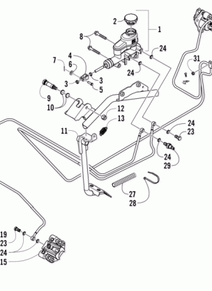 HYDRAULIC BRAKE ASSEMBLY