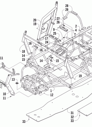 FRAME AND RELATED PARTS