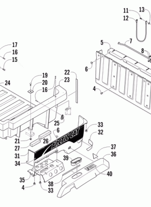 CARGO BOX AND TAILGATE ASSEMBLY