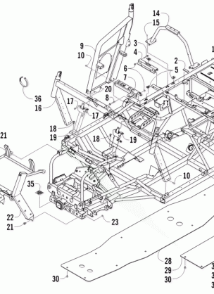 FRAME AND RELATED PARTS