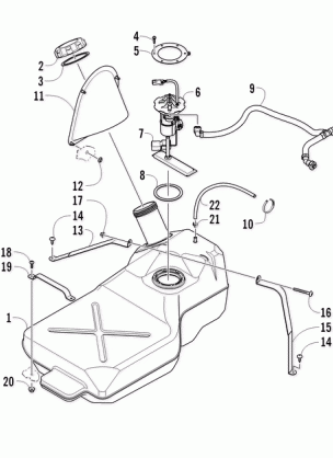 GAS TANK ASSEMBLY