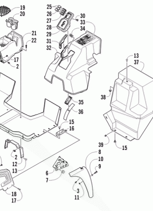 CONSOLE AND FLOOR PANEL ASSEMBLY