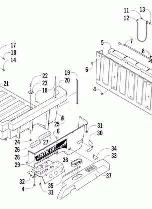 CARGO BOX AND TAILGATE ASSEMBLY