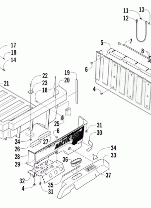 CARGO BOX AND TAILGATE ASSEMBLY