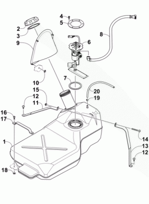 GAS TANK ASSEMBLY