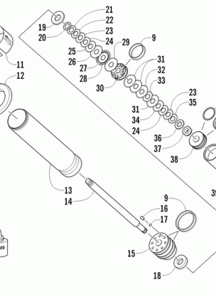 REAR SUSPENSION SHOCK ABSORBER