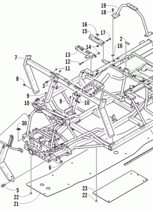 FRAME AND RELATED PARTS