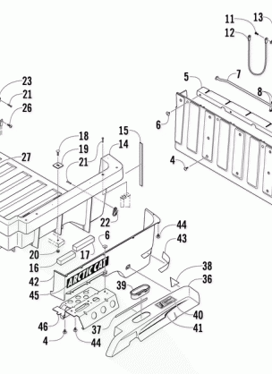 CARGO BOX AND TAILGATE ASSEMBLY