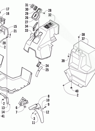 CONSOLE AND FLOOR PANEL ASSEMBLY