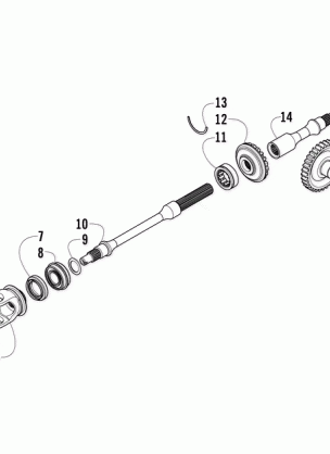 SECONDARY DRIVE ASSEMBLY