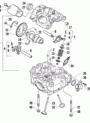 CYLINDER HEAD AND CAMSHAFT / VALVE ASSEMBLY