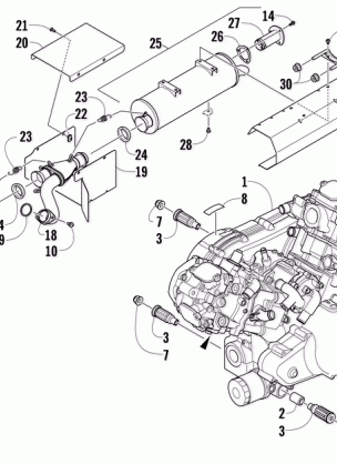 ENGINE AND EXHAUST