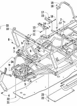 FRAME AND RELATED PARTS