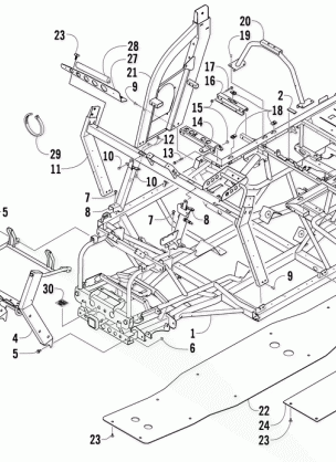 FRAME AND RELATED PARTS