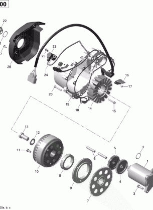 03- Magneto and Electric Starter - 1000R EFI (Outlander)