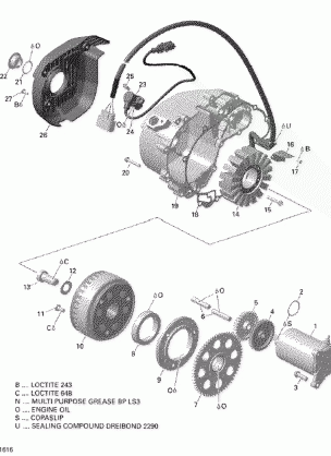 03- Magneto and Electric Starter - 650 EFI