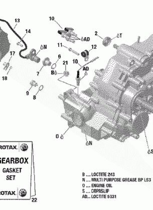 01- Gear Box Assy - 1000R EFI
