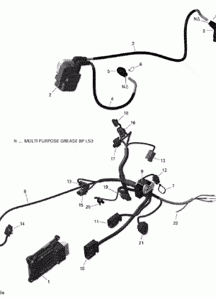 10- Engine Harness and Electronic Module - 650 EFI