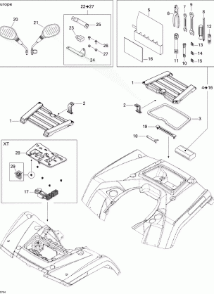 09- Front and Rear Trays XT