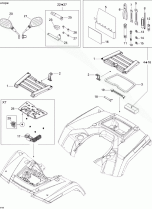 09- Front and Rear Trays XT