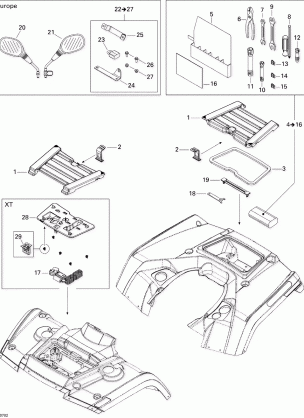 09- Front and Rear Trays XT