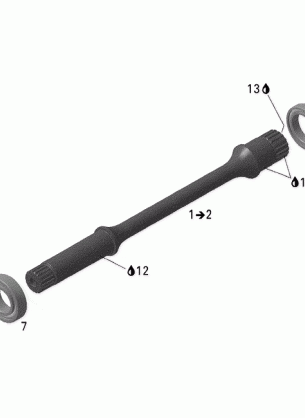 08- Drive Shaft (Up to engine number M6377191)