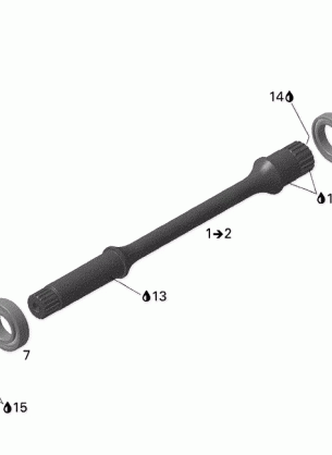 08- Drive Shaft (Up to engine number M6377191)