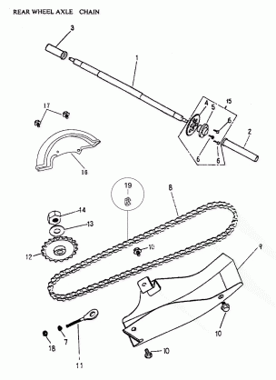 05- Rear Wheel Axle Chain