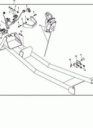 09- Optional Mounting Frame Front Blade