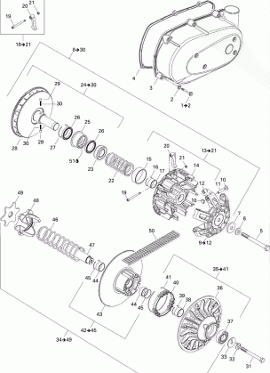 01- Belt and Engine Pulley System