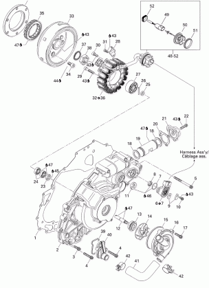 03- Ignition Magneto and Water Pump