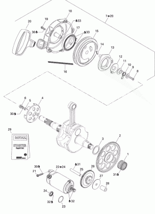 04- Rewind Starter and Electrical Starter