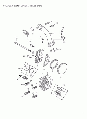 01- Cylinder Head Cover Inlet Pipe