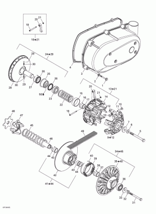 05- Belt And Engine Pulley