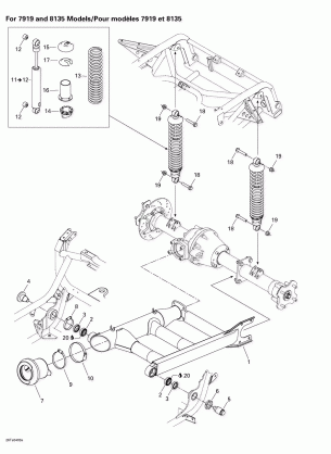 08- Rear Suspension (for 7919 And 8135 Models)