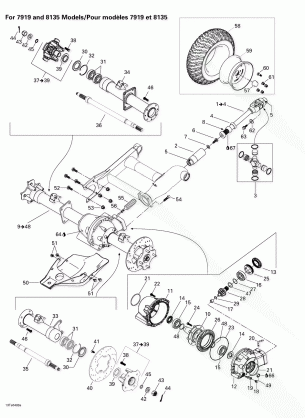 05- Drive System Rear (for 7919 And 8135 Models)