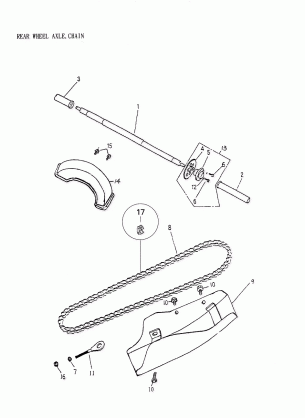 05- Rear Wheel Axle Chain