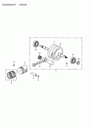 01- Crankshaft And Pistons (172a-10)