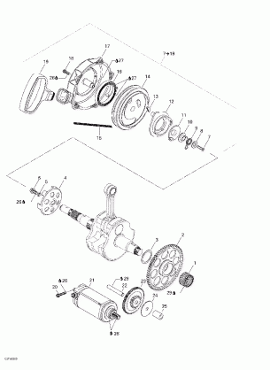 04- Rewind Starter Electric Starter